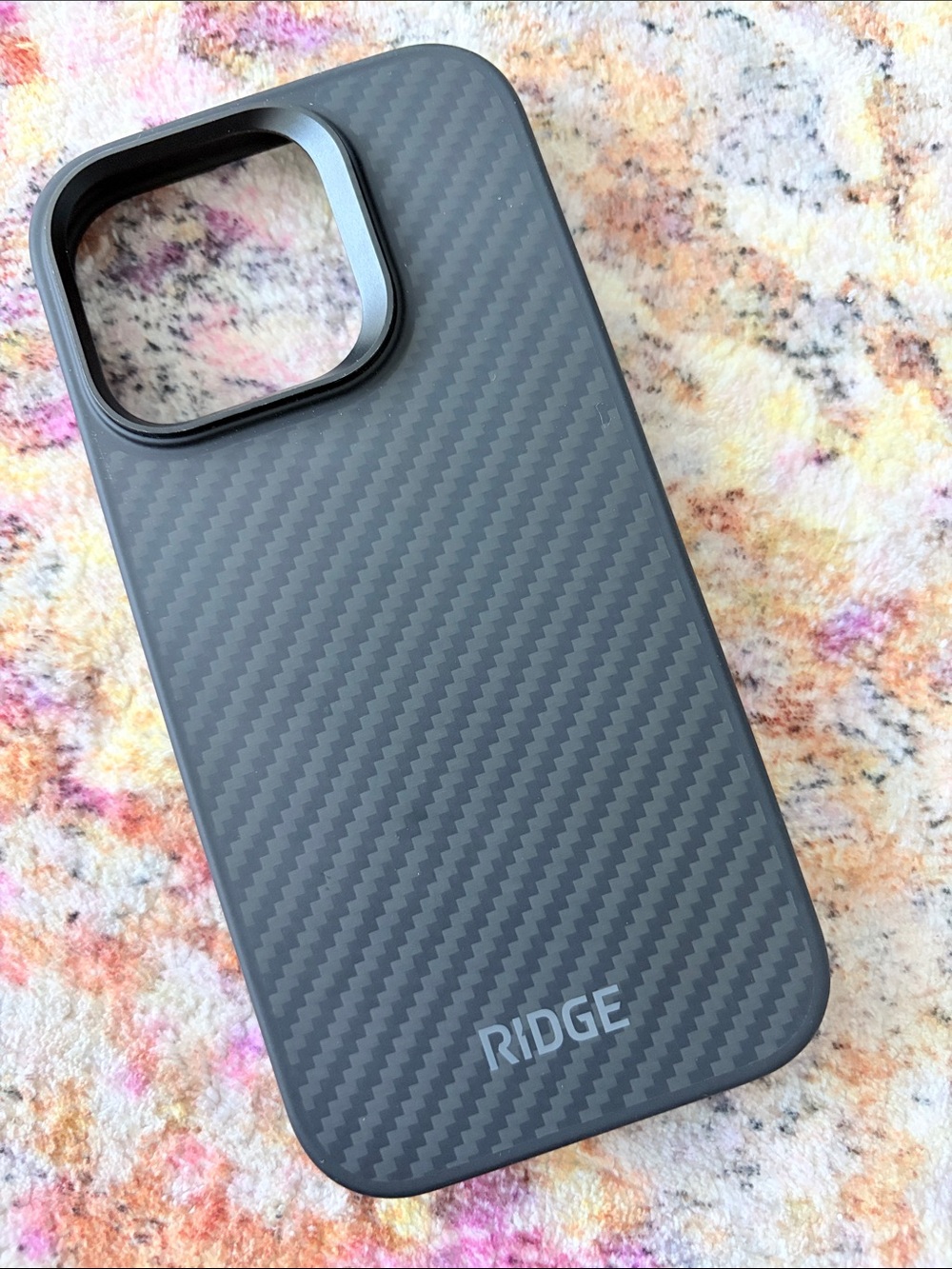 Ridge Apple iPhone 16Pro Protective Phone Case - Black/Grey